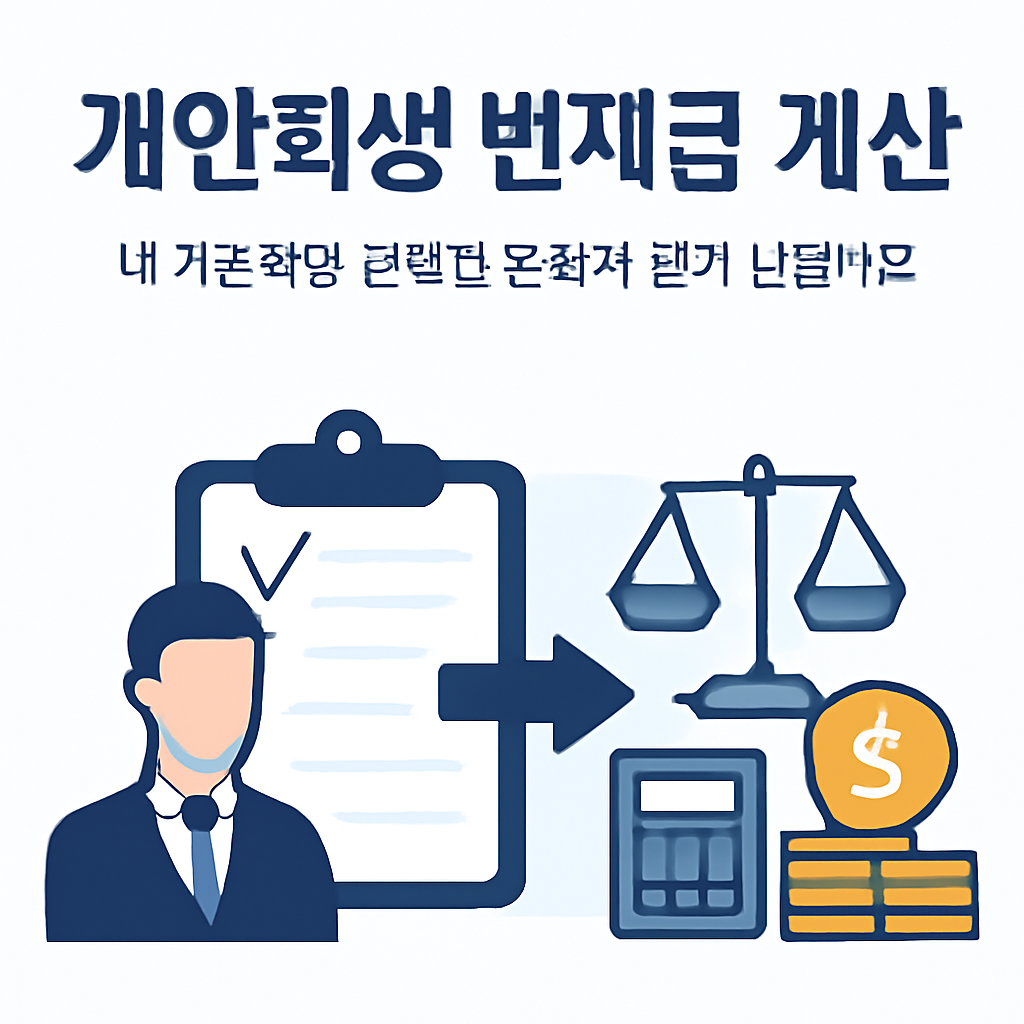 내 개인회생 변제금 정확히 얼마 나올까요 - 개인회생 변제금 계산 관련 정보 시각화
