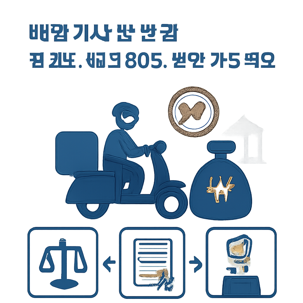 배달기사 빚 탕감? 당신도 최대 90% 감면 가능해요 - 배달기사 빚 탕감 방법 관련 정보 시각화